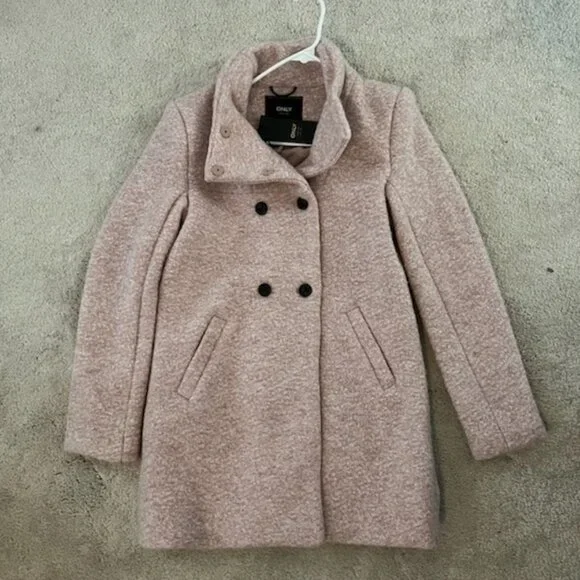 ONLY Peacoat - Pink - Picture 1 of 3